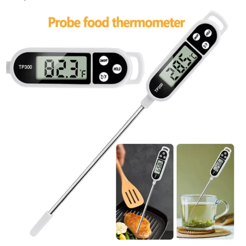 Smart Home Utensils - เทอร์โมมิเตอร์วัดอุณหภูมิอาหารดิจิตอล 1-10P รุ่น TP300 สำหรับวัดน้ำ น้ำมัน