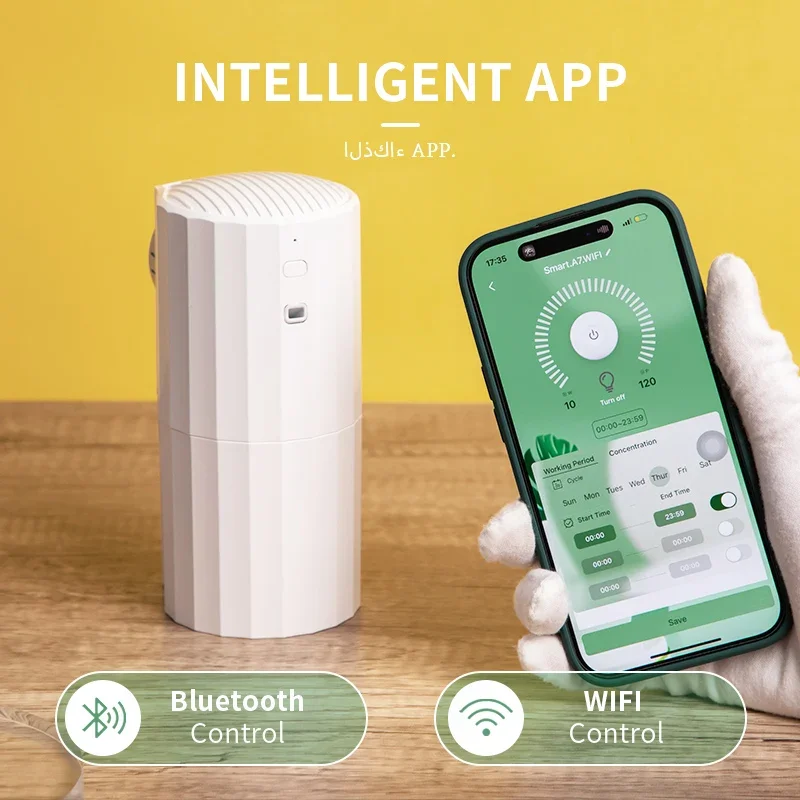 Smart Humidifier - Namste 250m ก้านปักน้ำมันหอมระเหย Essential อัจฉริยะควบคุมด้วยบลูทูธ Wi-Fi