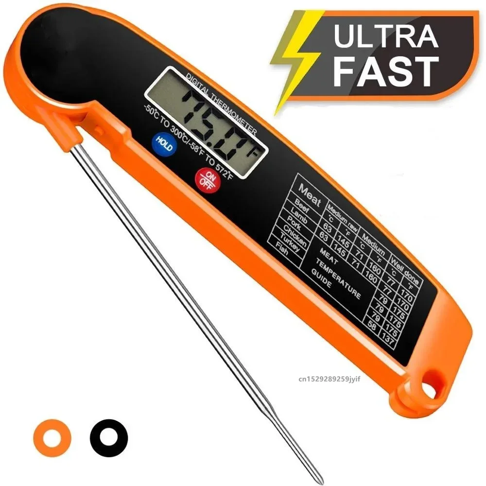 Smart Home Utensils - เครื่องวัดอุณหภูมิอาหารครัวดิจิตอลสําหรับเนื้อน้ํานมทําอาหารอาหาร Probe BBQ เครื่องวัดอุณหภูมิเตาอบอิเล็กทรอนิกส์เครื่องมือห้องครัว
