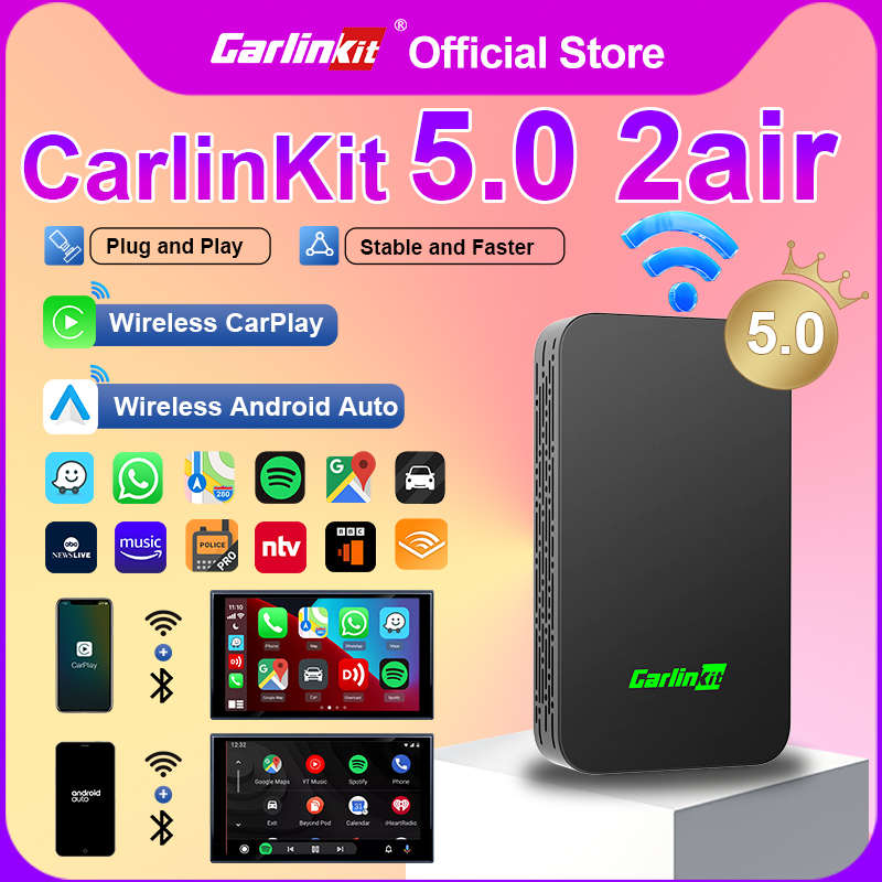 Smart Home Project - CarlinKit 5.0 กล่องแปลง Android Auto แบบมีสายเป็นไร้สาย