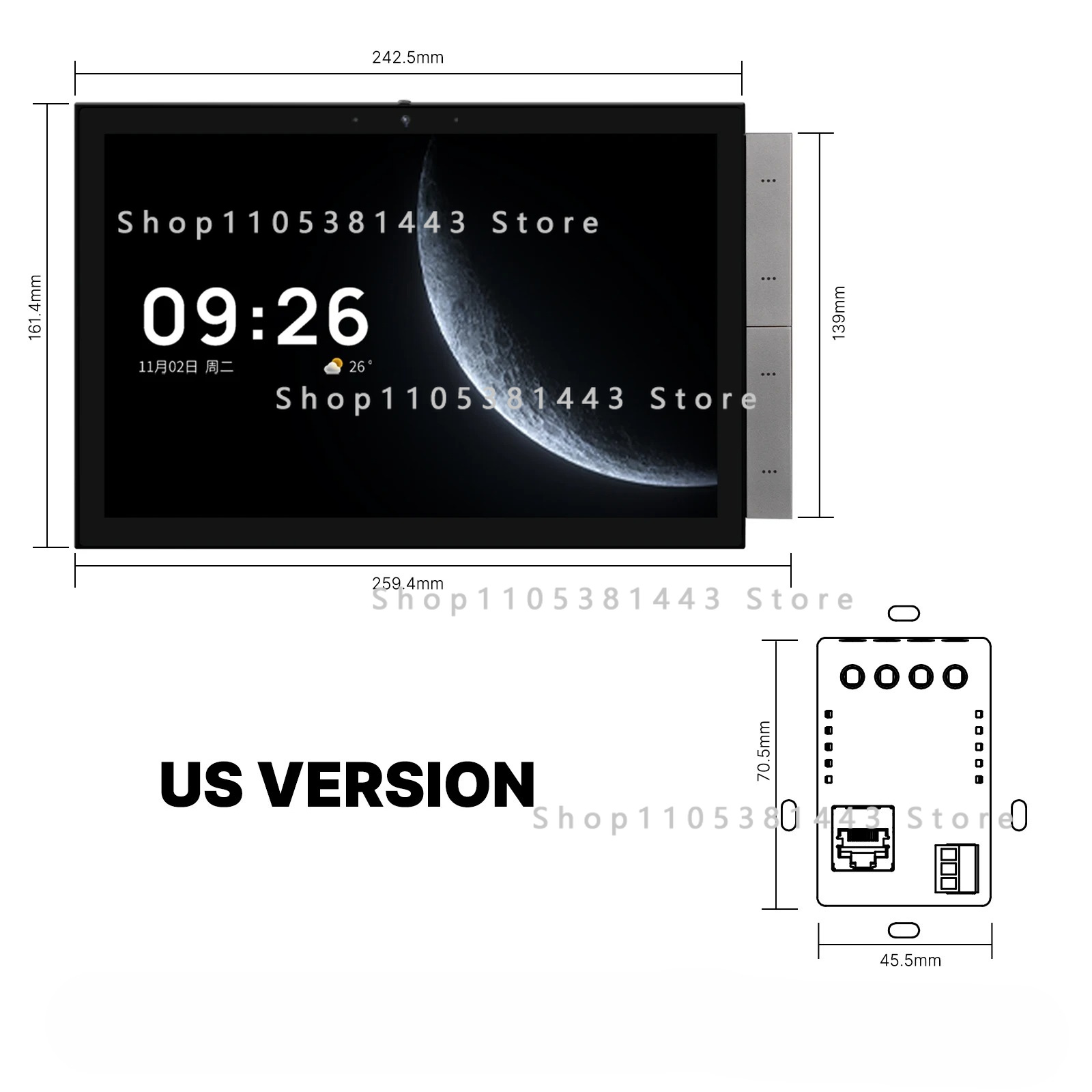 Smart Home Control Panel - แผงควบคุมอัจฉริยะ Home Automation 2026 Moes Tuya