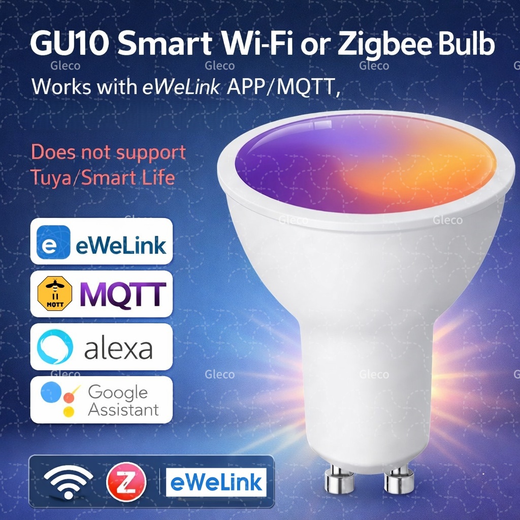 Smart Home Yandex - หลอดไฟ LED Ewelink GU10 Zigbee Wifi