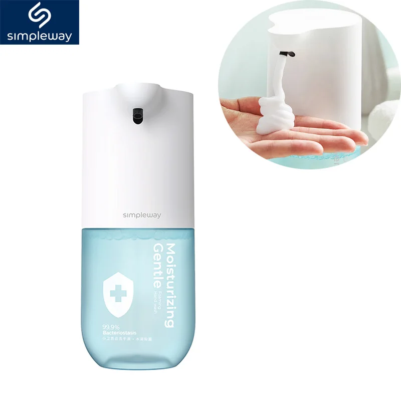 Smart Home Xiaomi - Simpleway เครื่องจ่ายสบู่อัตโนมัติอัจฉริยะ, เครื่องล้างมืออัจฉริยะเครื่องจ่ายโฟมเซ็นเซอร์อินฟราเรด0.25วินาทีมีความแม่นยำสูงสำหรับบ้าน Xiaomi