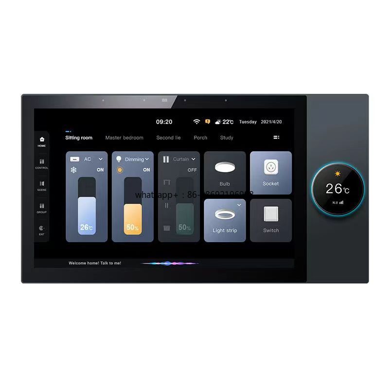 Smart Home Control Panel - แผงควบคุมอัจฉริยะแบบมัลติฟังก์ชั่น ปี 2023 หน้าจอสัมผัสในผนัง พร้อม Zigbee
