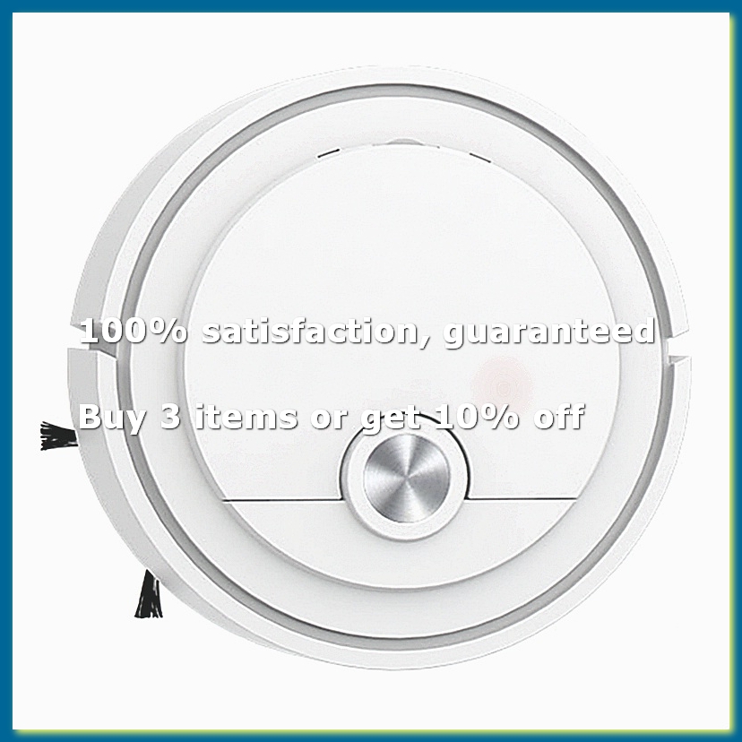 Robot Vacuum - เครื่องดูดฝุ่นหุ่นยนต์อัจฉริยะ 300Pa ดูดฝุ่นได้ง่าย ใช้งานสะดวกสำหรับพื้นแข็ง พรม ขนสัตว์เลี้ยง-A009