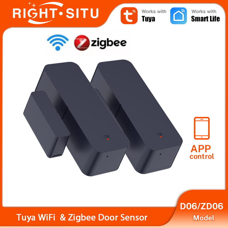 Smart Home Yandex - เซ็นเซอร์ประตู/หน้าต่าง Tuya Zigbee 3.0 WiFi ควบคุมผ่านแอป