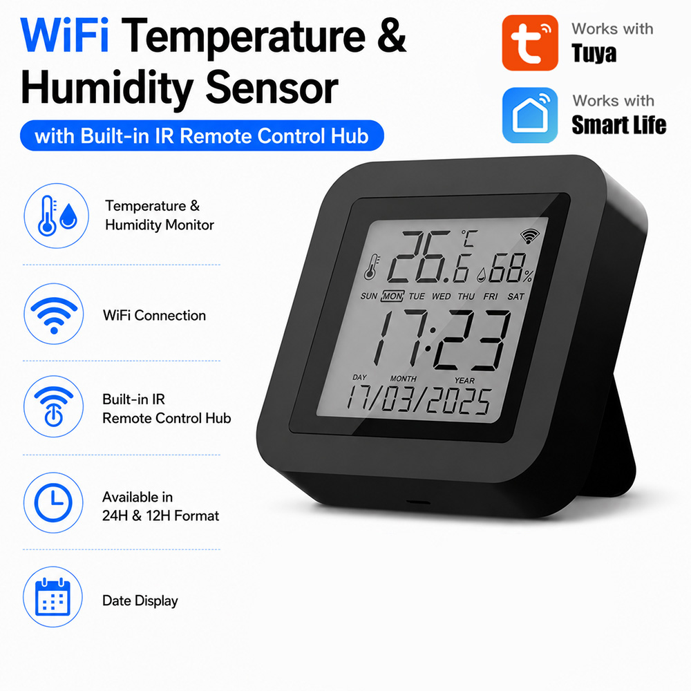 Smart Home Yandex - สมาร์ท Tuya WiFi IR ระยะไกลสําหรับเครื่องปรับอากาศทีวี AC