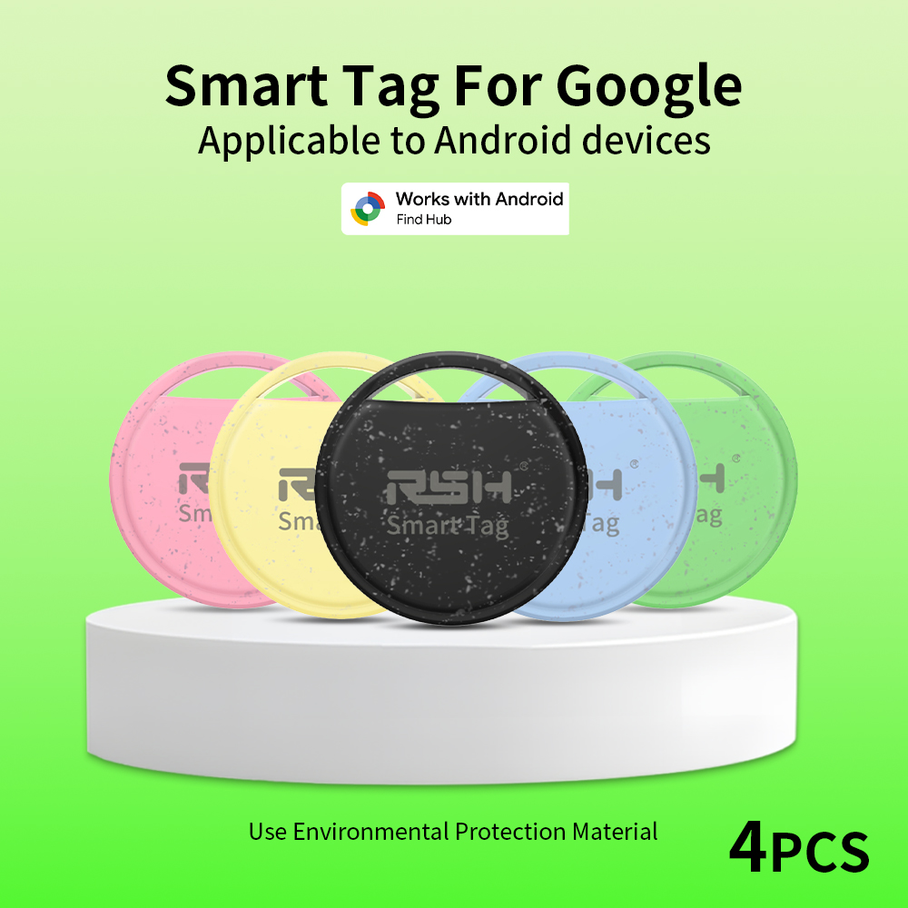Smart Home Hub Samsung - RSH 4PCS อุปกรณ์ติดตามสมาร์ทโฮมสำหรับสัตว์เลี้ยง กระเป๋าเดินทาง แมว ป้องกันการสูญหาย