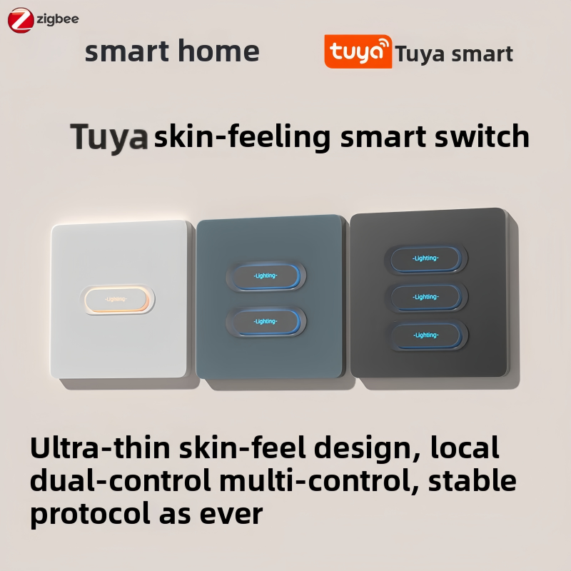 Smart Home Project - สวิตช์อัจฉริยะ Tuya Zigbee แบบปุ่มกด ควบคุมได้สองระบบ ควบคุมหลายอุปกรณ์