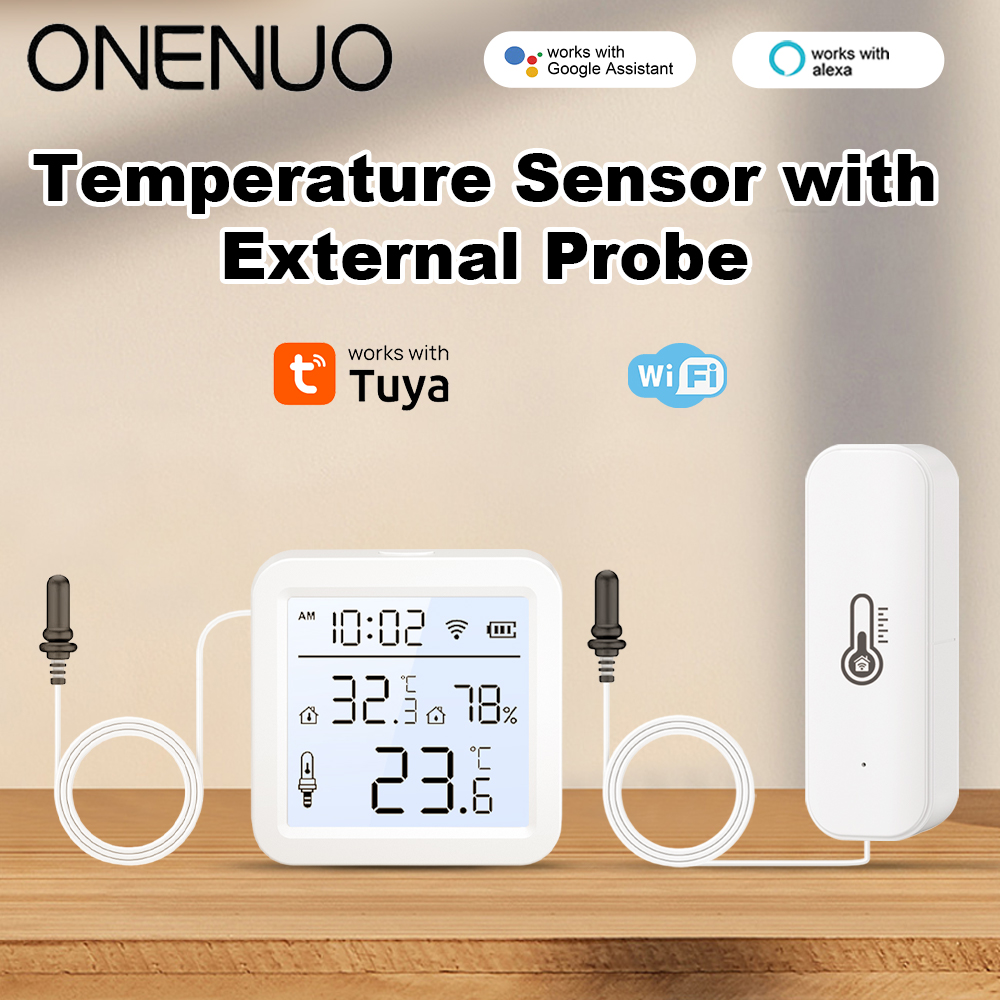 Smart Home Project - เซ็นเซอร์วัดอุณหภูมิและความชื้นแบบ WiFi Tuya รุ่นใหม่ ปี 2026