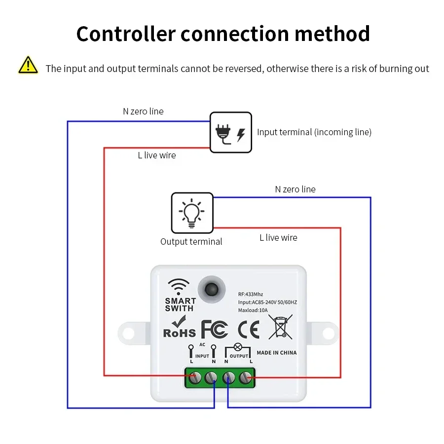 RF 433MHz รีโมทคอนโทรลไร้สายสว - Smart Home Project บทวิจารณ์และราคา