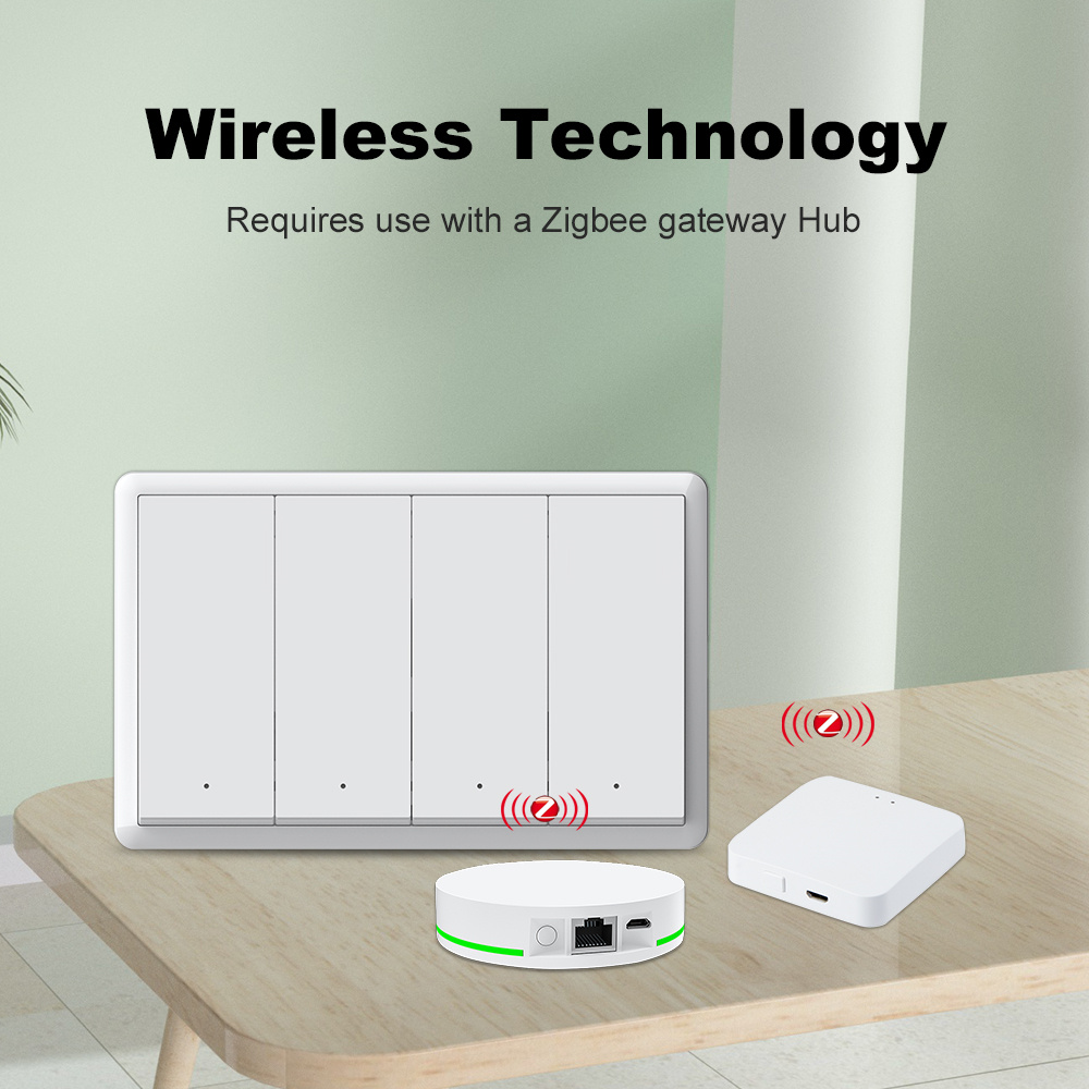 สวิตช์อัจฉริยะ Manhot Zigbee ไ - Smart Home Internet บทวิจารณ์และราคา