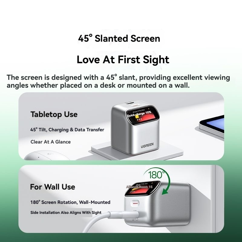 อะแดปเตอร์ชาร์จเร็ว Ugreen X74 - Smart Home Xiaomi บทวิจารณ์และราคา
