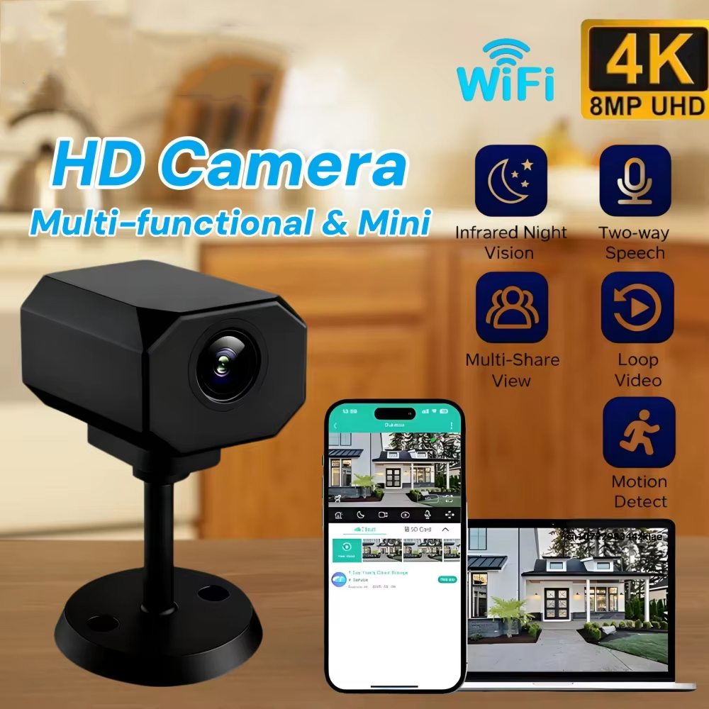 กล้องวงจรปิด 4K HD WiFi สำหรับ - Smart Home Project บทวิจารณ์และราคา