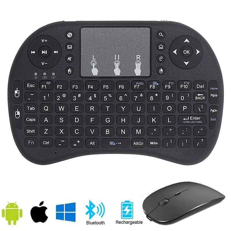 มินิอิงลิชบลูทูธคีย์บอร์ดแบบพก - Smart Home Gadgets บทวิจารณ์และราคา