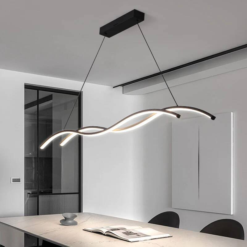 โคมไฟติดเพดาน LED สีดำสีขาวสำห - Voice Control Light Bulb บทวิจารณ์และราคา