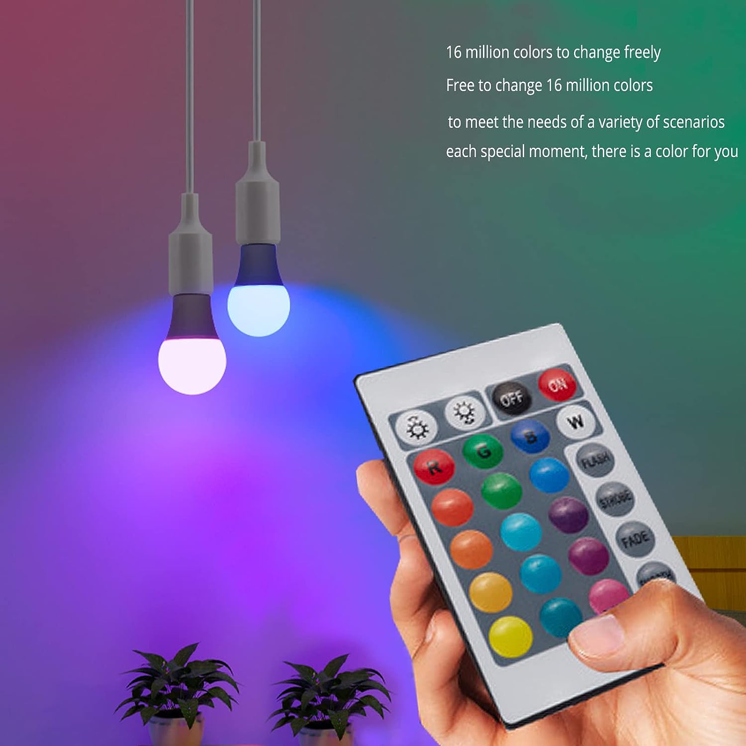 E27 220V 16 สี RGB หลอดไฟ LED  - Voice Control Light Bulb บทวิจารณ์และราคา