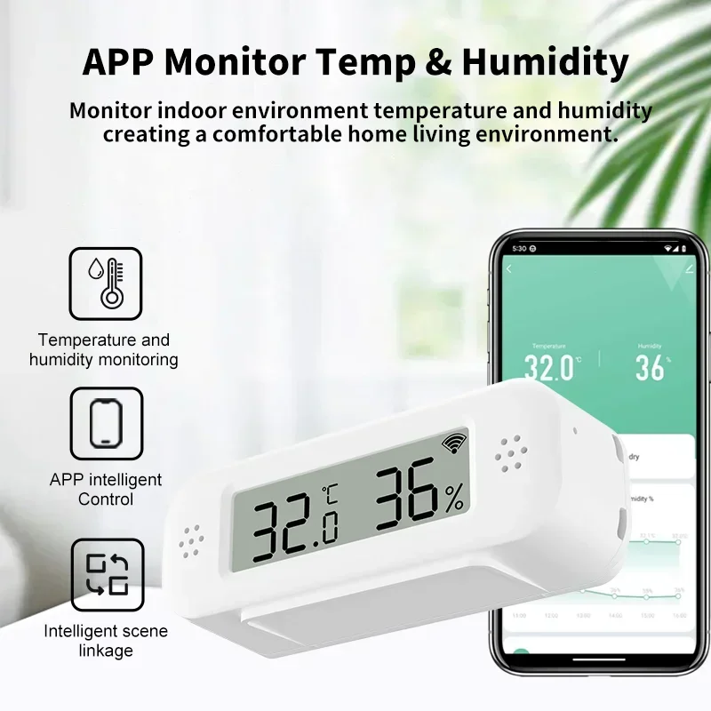 Tuya Zigbee WiFi Mini อุณหภูมิ - Smart Home Yandex บทวิจารณ์และราคา