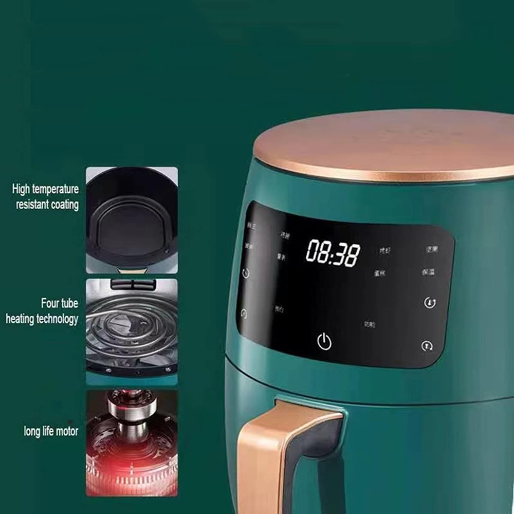 หม้อทอดไร้น้ำมันไฟฟ้า 6 ลิตร ร - Smart Home Project บทวิจารณ์และราคา