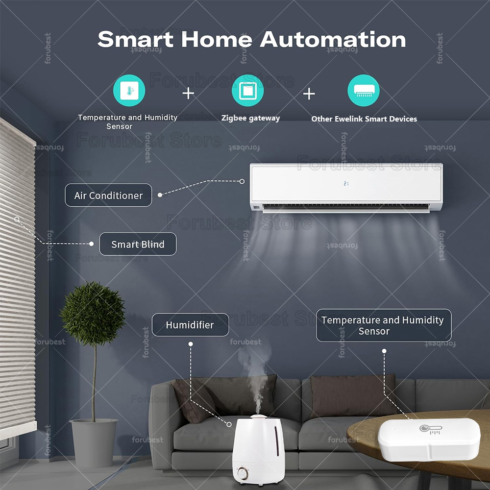 ZigBee อุณหภูมิและความชื้นเซนเ - Smart Home Yandex บทวิจารณ์และราคา