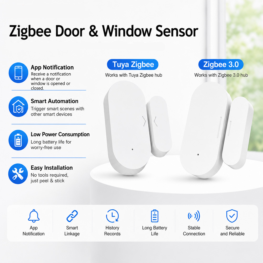 เซ็นเซอร์ประตูหน้าต่าง Zigbee  - Smart Home Yandex บทวิจารณ์และราคา
