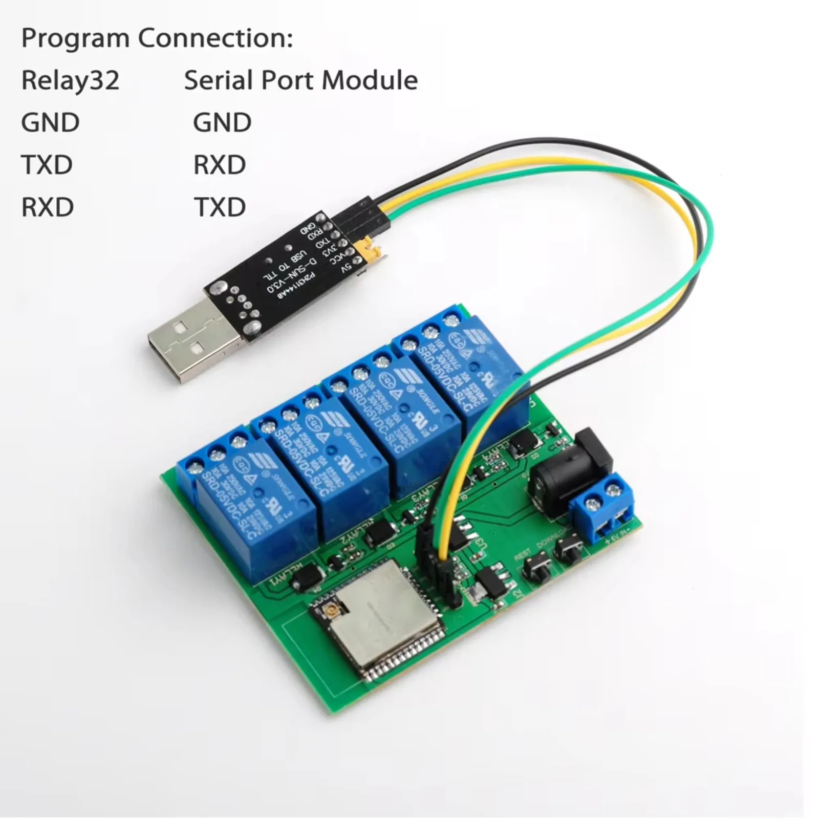 โมดูลรีเลย์ไร้สาย ESP32 4 ช่อง - Smart Home Project บทวิจารณ์และราคา