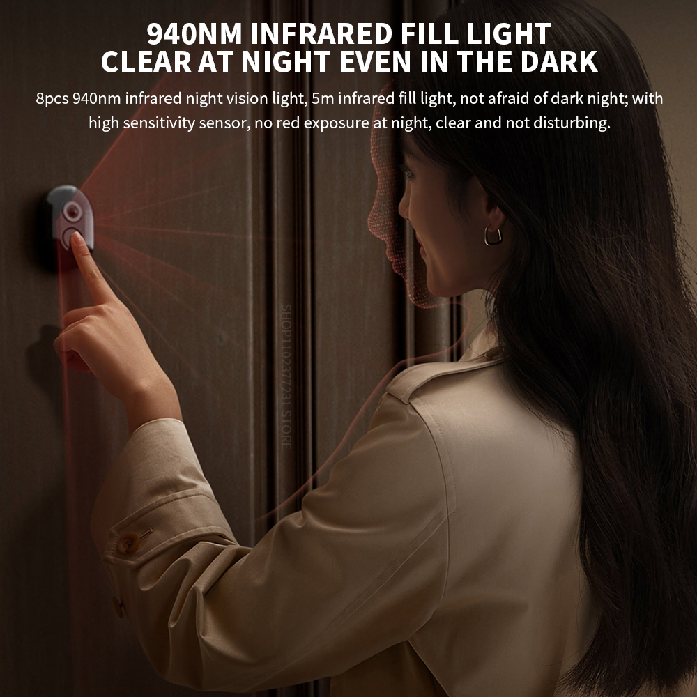 Xiaomi Smart Cat eye 2 WiFi ไร - Smart Home Xiaomi บทวิจารณ์และราคา