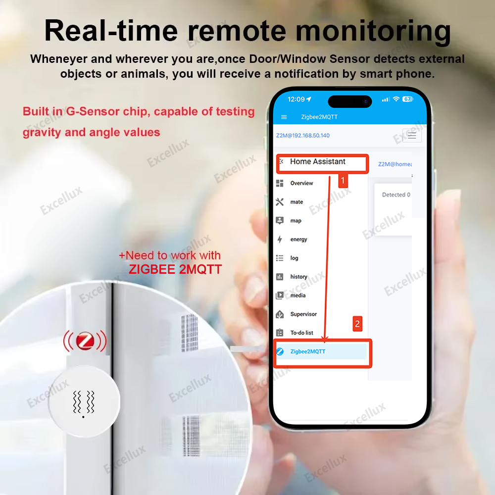 Zigbee 3.0 สมาร์ทเซ็นเซอร์การส - Smart Home Gadgets บทวิจารณ์และราคา