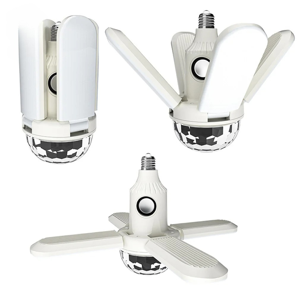 E27 หลอดไฟ LED พัดลมใบมีดสี่ใบ - Voice Control Light Bulb บทวิจารณ์และราคา
