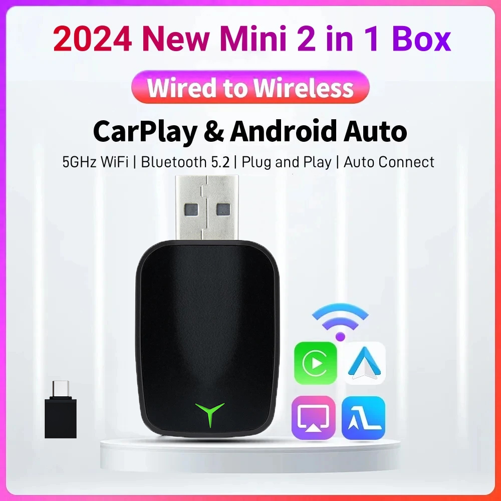 ใหม่แบบมีสายไร้สายCarplay Andr - Smart Home Project บทวิจารณ์และราคา