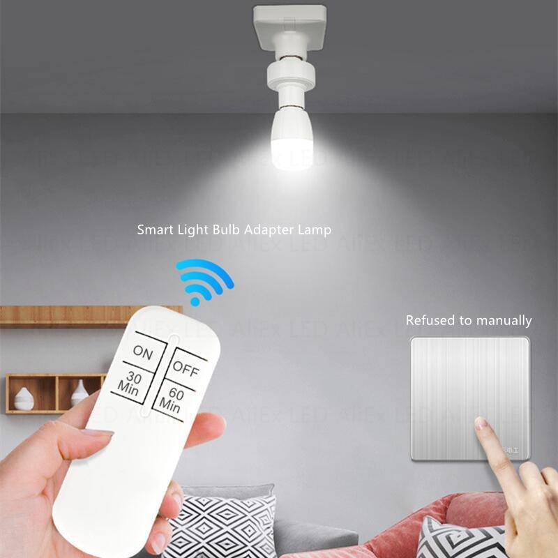 ไร้สาย E27 ผู้ถือหลอดไฟ LED AC - Voice Control Light Bulb บทวิจารณ์และราคา