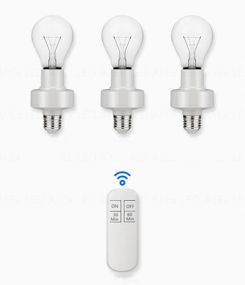 ไร้สาย E27 ผู้ถือหลอดไฟ LED AC - Voice Control Light Bulb บทวิจารณ์และราคา