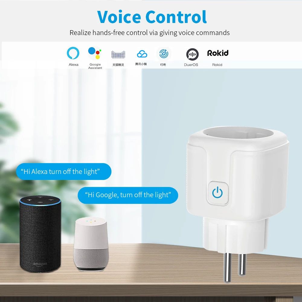 ปลั๊กอัจฉริยะ 20A EU แบบ Wifi  - Smart Home Yandex บทวิจารณ์และราคา