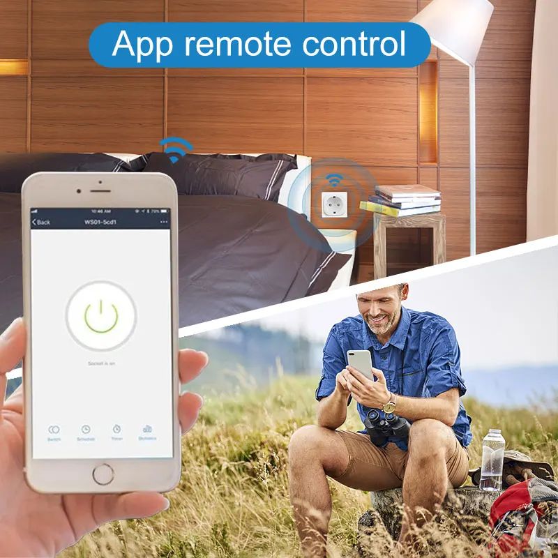 ปลั๊กอัจฉริยะ 20A EU แบบ Wifi  - Smart Home Yandex บทวิจารณ์และราคา