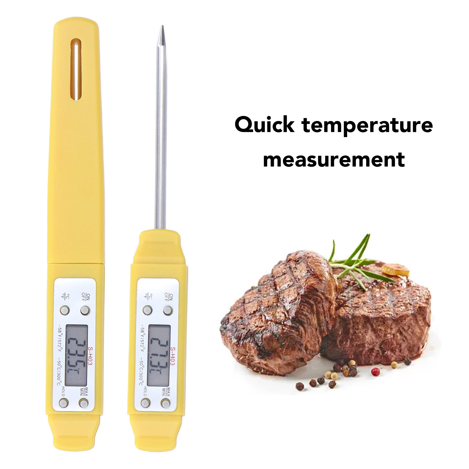 เครื่องวัดอุณหภูมิอาหารดิจิตอล - Smart Home Utensils บทวิจารณ์และราคา