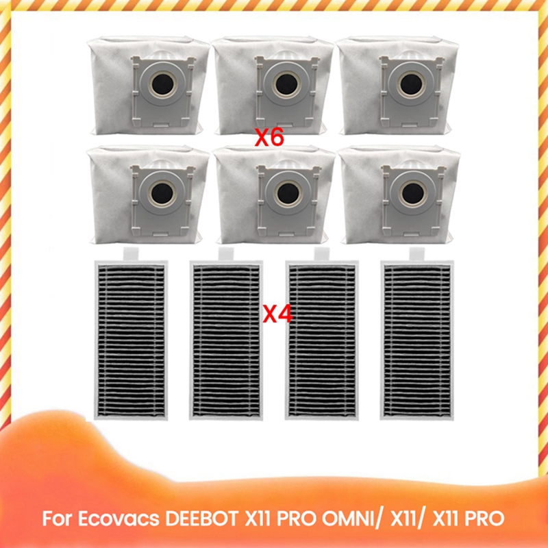 10PCS ถุงเก็บฝุ่นแผ่นกรองเฮปาส - Robot Vacuum บทวิจารณ์และราคา