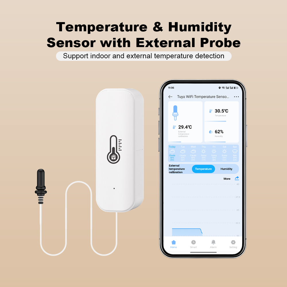 เซ็นเซอร์วัดอุณหภูมิและความชื้ - Smart Home Project บทวิจารณ์และราคา